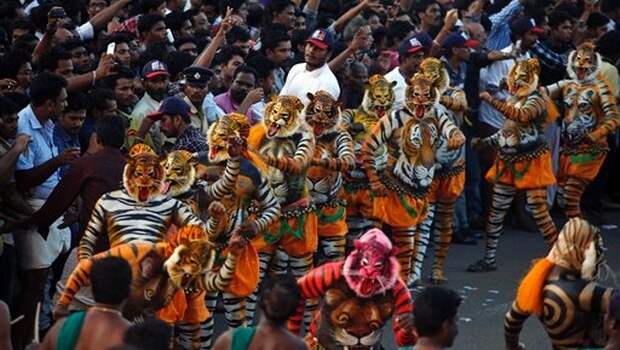 Pulikali Tiger Dance