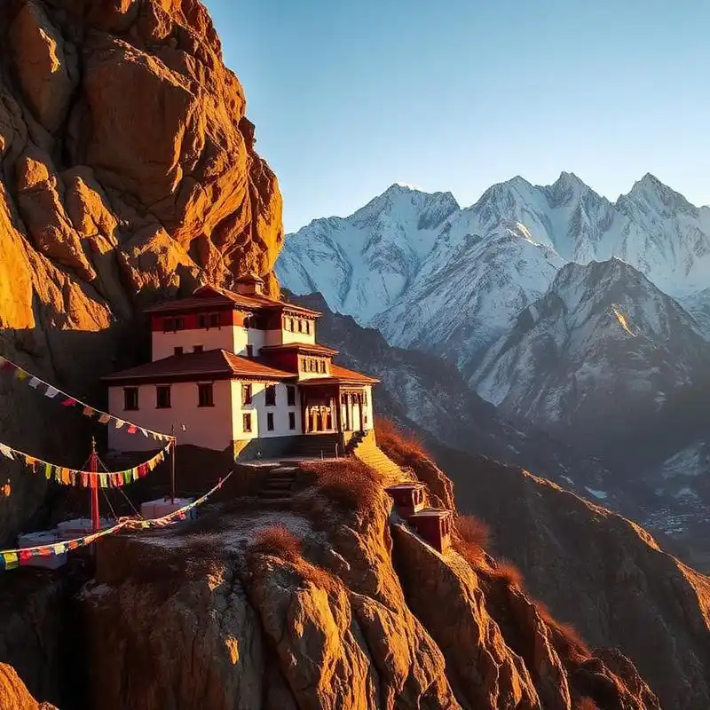 Himalayan monastery in Ladakh
